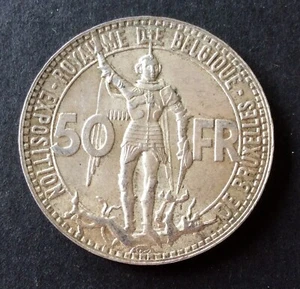 Belgique - Léopold III - Superbe 50 Francs 1935 FR Pos A - Exposition 1935 (1) - Picture 1 of 2