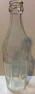 Botella de vidrio transparente usada vintage Wayne Greenpoint Long Island en relieve #35 - Imagen 1 de 9