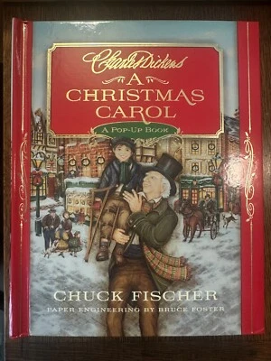 SIGNED Christmas Carol: A Pop-Up Book by Charles Dickens & Chuck Fischer 2010 - Image 1 of 4