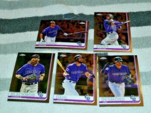 Topps Chrome Master Team Set Colorado Rockies (5) Arenado Story 2019 - Imagen 1 de 1