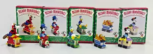 Lot of 5 1998 Hallmark Ornament Miniatures: Mickey Express, Pluto, Minnie, Goofy - Picture 1 of 19