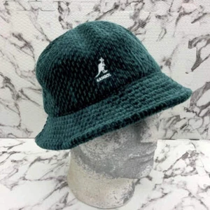 Sombrero de cubo informal blanco de terciopelo verde calado Kangol para hombre nuevo con etiquetas - Imagen 1 de 7