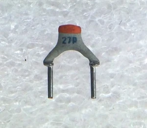 222268334279 VISHAY Cap Ceramic 27pF 100V N150 2% 10 PIECES - Picture 1 of 2