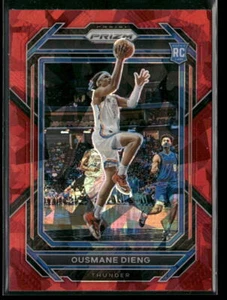 2022-23 Panini Prizm Ousmane Dieng #224 Red Ice RC Oklahoma City Thunder - Picture 1 of 2