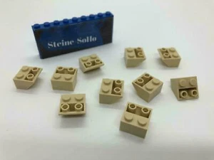 Lego (c) 10x Dachstein inverted 45 - 2x2 beige - 3660 - slope - tan - Bild 1 von 1