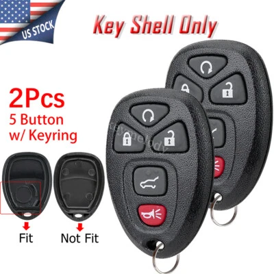 For 2008 2009 2010 2011 Buick Enclave Chevrolet Tahoe Remote Key Fob Case 5b Suv - Image 1 of 4