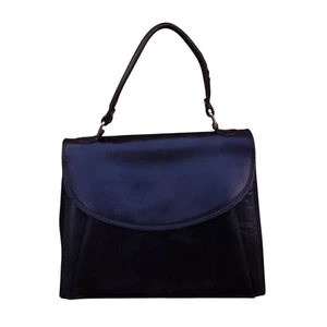 BALLY Leather Bag Shoulder Vintage Handbag Black Authentic Women's - Picture 1 of 9