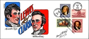 Scott 3854 - 56 37 Cents Lewis & Clark Bernard Goldberg Hand Painted FDC 27/63 - Picture 1 of 2