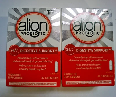 PROBIÓTICO ALIGN - *Lote de 2* SOPORTE DIGESTIVO - 84 CÁPSULAS 26/11 Foto 1 de 4
