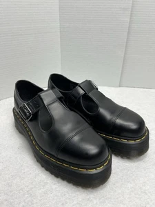 Zapatos de plataforma de cuero Dr Martens Bethan Mary Jane para mujer EE. UU. 9 UE 41 - Imagen 1 de 7