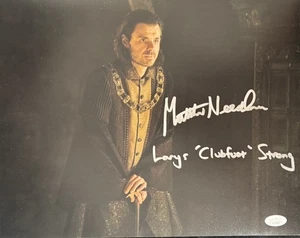 MATTHEW NEEDHAM SIGNED LARYS STRONG 11X14 PHOTO HOUSE OF THE DRAGON JSA - Picture 1 of 1