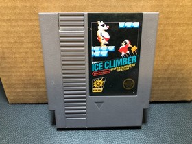JUEGO ICE CLIMBER 5 TORNILLOS NES BUEN ESTADO