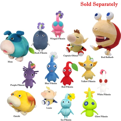 Stuffed toy PIKMIN ALL STAR COLLECTION plush San-Ei Olimar Bulborb Louie Oatchi - Image 1 of 4