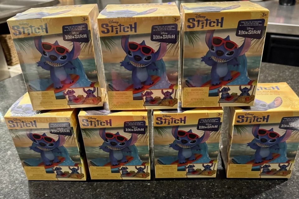 2025 Disney Lilo & Stitch “Movie Time”Blind Box Complete A1-A7 Set All 7