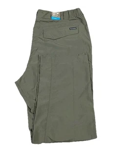 Columbia Silver Ridge Utility Pantaloni Uomo 40/30 Verde Convertibile Ripstop Cargo - Foto 1 di 10