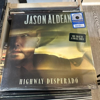 Jason Aldean- Highway Desperado- LP 2023 Opaque White Vinyl Sealed Foto 1 de 4