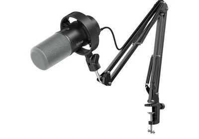 FIFINE K688 Podcast Microphone Kit, USB/XLR Dynamic Microphone with Boom Arm - Image 1 of 4