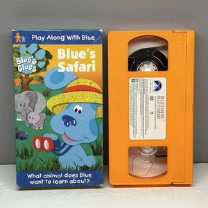 Blue’s Clues Safari VHS Nick Jr. 2000 Video Tape Nickelodeon Play Along Orange - Picture 1 of 9