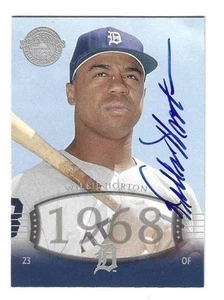 Signed WILLIE HORTON Detroit Tigers 2004 Upper Deck Timeless Teams Card #33 COA - Picture 1 of 1