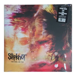 SLIPKNOT - The End, So Far (2022) 12" NEON PINK Colored DOUBLE Vinyl FIRST PRESS - Picture 1 of 4
