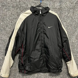Chaqueta Nike Hombre L Negra Cortavientos Cremallera Bolsillo Transpirable Otoño Primavera - Imagen 1 de 12