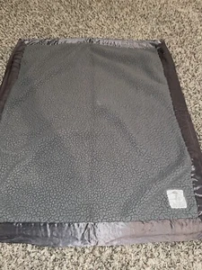 LITTLE GIRAFFE Grey Sherpa Baby Blanket Satin Edges - Picture 1 of 3