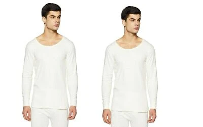 Colete térmico quente Jockey 2401 masculino lã de algodão gola redonda desgaste de inverno pacote com 2 - Imagem 1 de 3