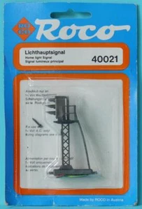 ROCO 40021 HOME LIGHT SIGNAL 3 LIGHTS SNCF LICHTHAUPTSIGNAL MADE IN AUSTRIA - Picture 1 of 2