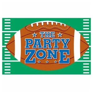 SPORTS Football PARTY ZONE GIANT BANNER (1) Birthday Party Supplies Decoration - Picture 1 of 1