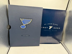 ST LOUIS BLUES NOTE BY NOTE 1967-2002 HOCKEY CLUB BOOK W/ 20 PLAYER SIGNATURES - Foto 1 di 15