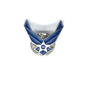 Pin de solapa esmaltada con símbolo de ala de la Fuerza Aérea de los Estados Unidos coleccionable - Imagen 1 de 3