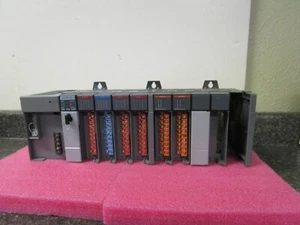 ALLEN BRADLEY SLC 500 10 slot rack 1746-A10 + SLC 5/04CPU + (3) Input (3) Output - Picture 1 of 13