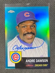 Autógrafo Aqua Refractor 2022 Topps Platinum Chrome 87/150 Andre Dawson #CPA-AD - Imagen 1 de 2