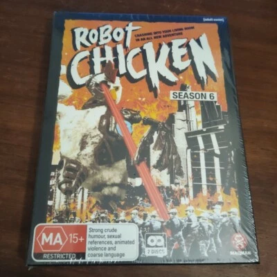 Robot Chicken : Season 6 (DVD, 2013, 2-Disc Set) Region 4 New and Sealed!  - Image 1 of 4
