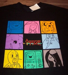 ADVENTURE TIME Cartoon Network T-shirt MENS MEDIUM NEW w/ TAG - Picture 1 of 3