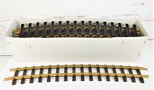 LGB (16000)  12 PIECES OF G-SCALE WIDE-RADIUS CURVED TRACK / R3 • 22.5°