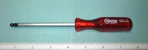 Cacciavite esagonale Carl Walter Germany manico rosso 5,0 x 100 mm estremità a sfera 3281-3 - Foto 1 di 3
