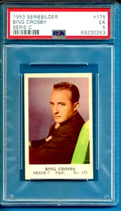 1953 Seriebilder (Serie holandesa C) #175 Bing Crosby Psa 5 (Pop 1 - más alto) - Imagen 1 de 2