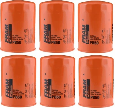 Fram PB50 Heavy Duty Bypass Spin On Oil Filter- Pack of 6 - Image 1 of 4