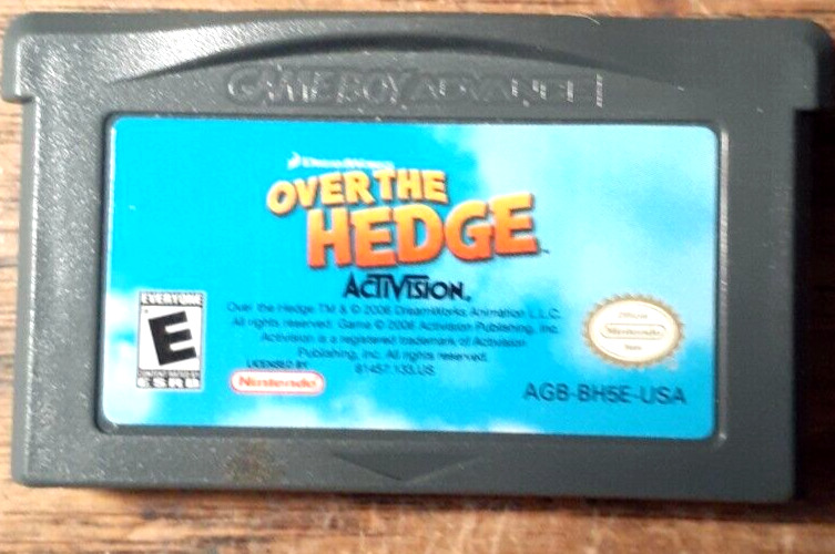 Over The Hedge: Hammy Goes Nuts! (GameBoy Advance, GBA, 2006) Authentic Tested
