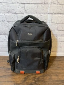 Solo New York Pro Black Red Mesh Laptop Backpack (PRO700-4) - Picture 1 of 19