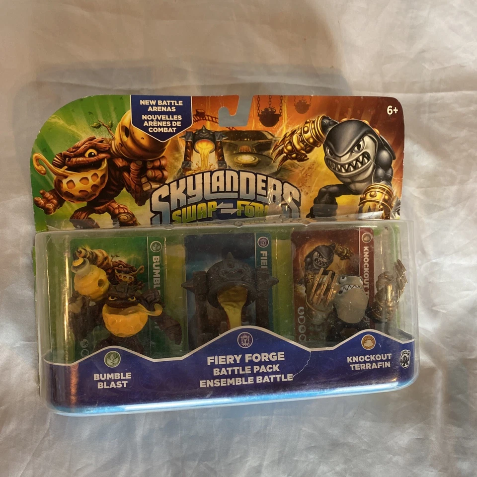 Skylanders Swap Force Battle Pack Bumble Blast Fiery Forge Knockout Terrafin Foto 1 de 4