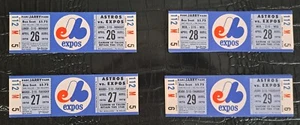 Unique Rare Montreal Expos Unused Tickets 1976 Season Jarry Park Various Games - Picture 1 of 143
