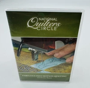 National Quilters Circle Free Motion Quilting DVD Sewing Quilts Video Class 2018 - Picture 1 of 6