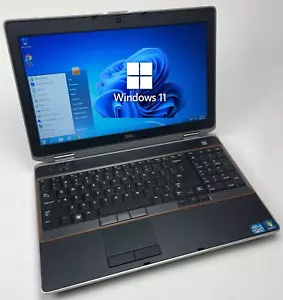 DELL LATITUDE E6520 WINDOWS 11 PRO INTEL i5 2.53GHz 8GB 200GB SSD VERY GOOD!! - Picture 1 of 5