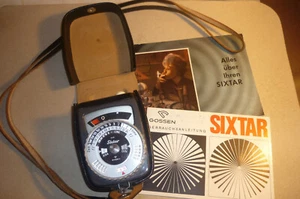 Posemètre Gossen - Cds Sixtar dans son étui avec descriptions ! - Photo 1/2