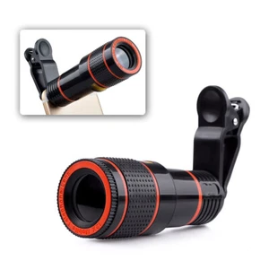 Telefon Kamera HD Objektiv Universal Clip-on 12X Zoom Handy Teleskop Zubehör - Bild 1 von 12