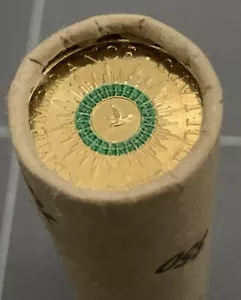 2014 Australia $2 Coin Coloured Remembrance Day Green Dove Anzac Ram Roll H/T - Picture 1 of 5