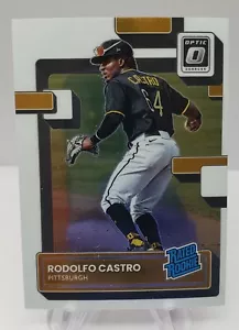 2022 Donruss Optic Rated Rookie Rodolfo Castro #90 Pittsburgh Pirates RC - Picture 1 of 2