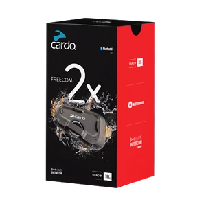 Intercomunicador de motocicleta Cardo Freecom 2x - impermeable/Bluetooth/JBL - (Kit único) - Imagen 1 de 2